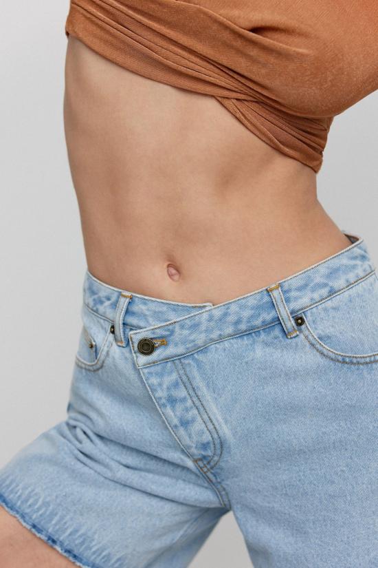  시그니피컨트 아더 데님 숏팬츠 중요한 다른 사람 피비 숏 미드 블루 - SIGNIFICANT OTHER