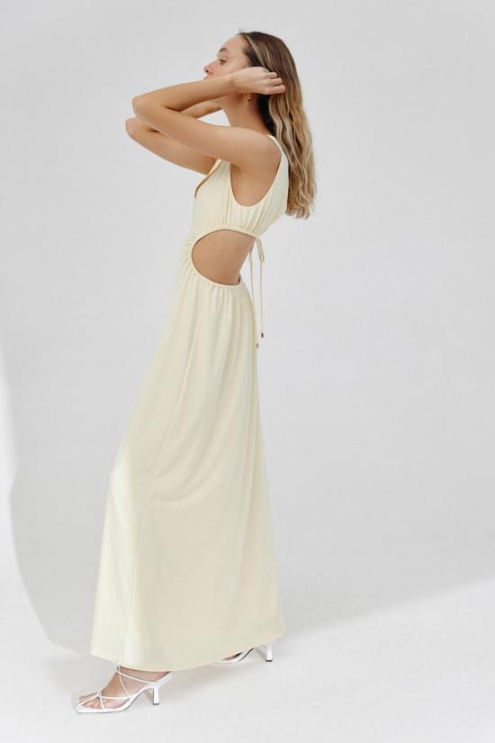  시그니피컨트 아더 롱 원피스 Significant Other Ingrid Dress Butter - SIGNIFICANT OTHER