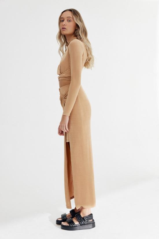  시그니피컨트 아더 미디 스커트 Significant Other 아이비 스커트 샌드 - SIGNIFICANT OTHER