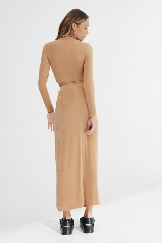  시그니피컨트 아더 미디 스커트 Significant Other 아이비 스커트 샌드 - SIGNIFICANT OTHER