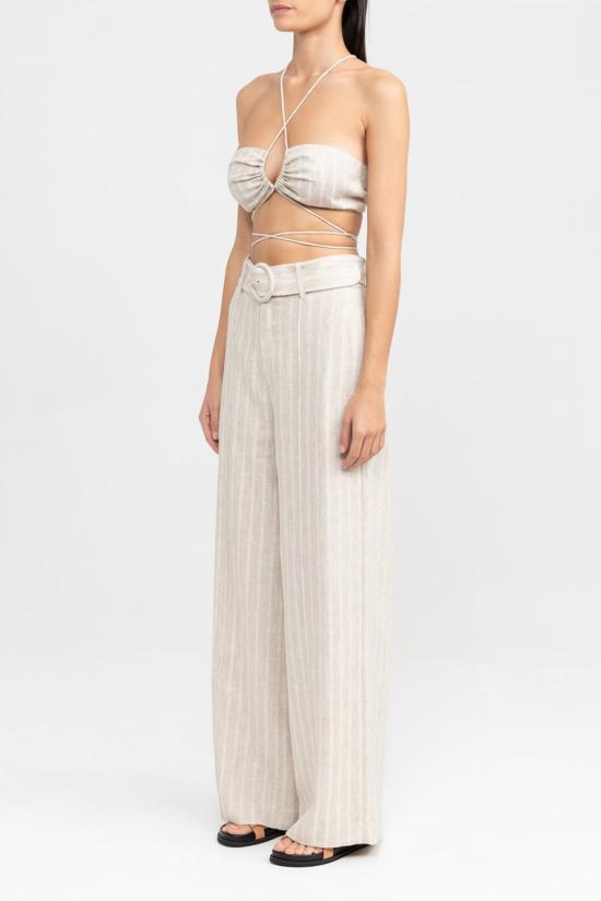  시그니피컨트 아더 스트레이트 팬츠 Significant Other Zola 팬츠 내추럴 스트라이프 - SIGNIFICANT OTHER