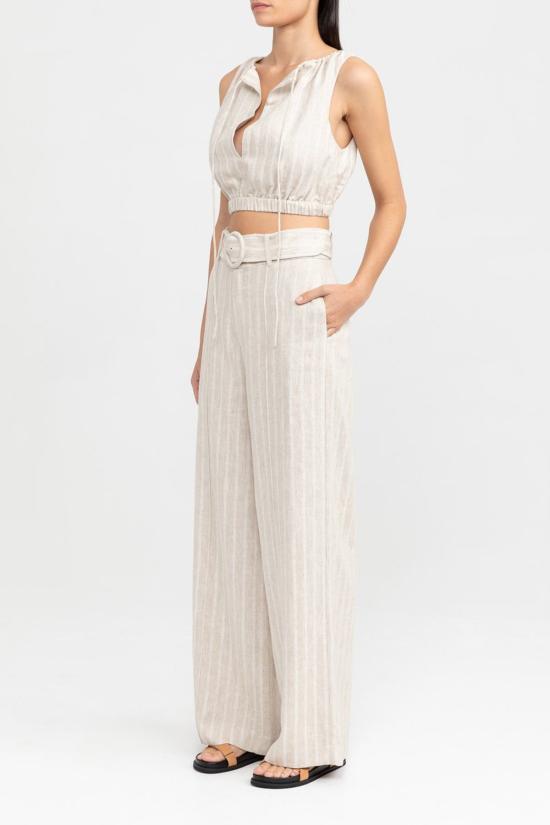  시그니피컨트 아더 스트레이트 팬츠 Significant Other Zola 팬츠 내추럴 스트라이프 - SIGNIFICANT OTHER