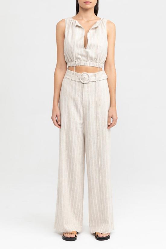  시그니피컨트 아더 스트레이트 팬츠 Significant Other Zola 팬츠 내추럴 스트라이프