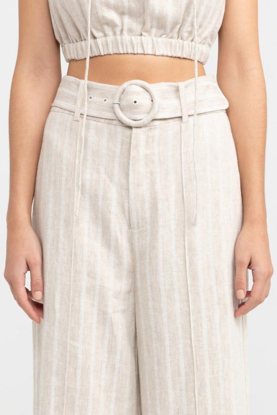  시그니피컨트 아더 스트레이트 팬츠 Significant Other Zola 팬츠 내추럴 스트라이프 - SIGNIFICANT OTHER