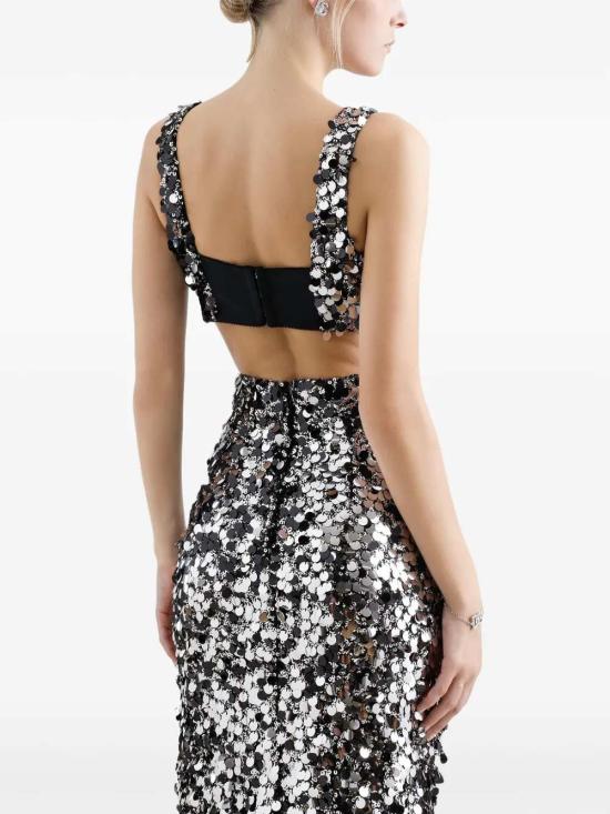 25FW 돌체앤가바나 민소매 티셔츠 F7Y28TFLSJ8 S0998 ARGENTO - DOLCE & GABBANA