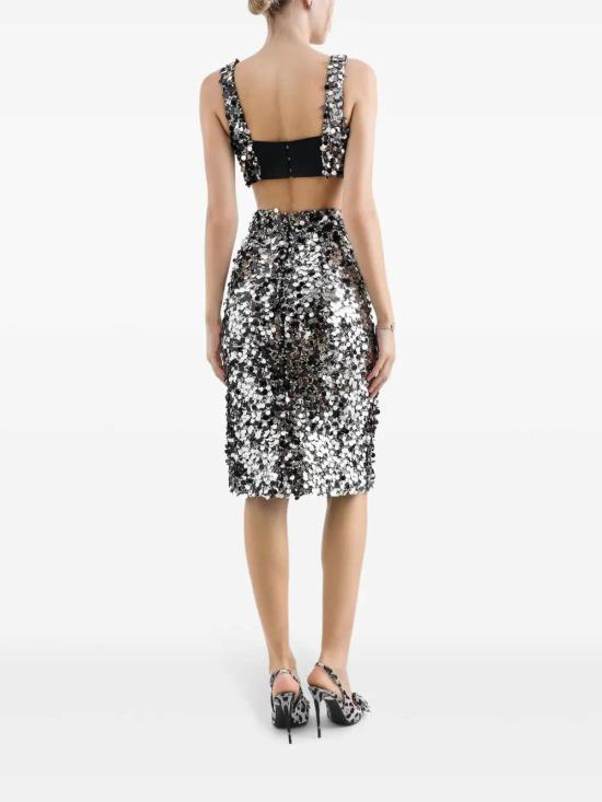 25FW 돌체앤가바나 민소매 티셔츠 F7Y28TFLSJ8 S0998 ARGENTO - DOLCE & GABBANA