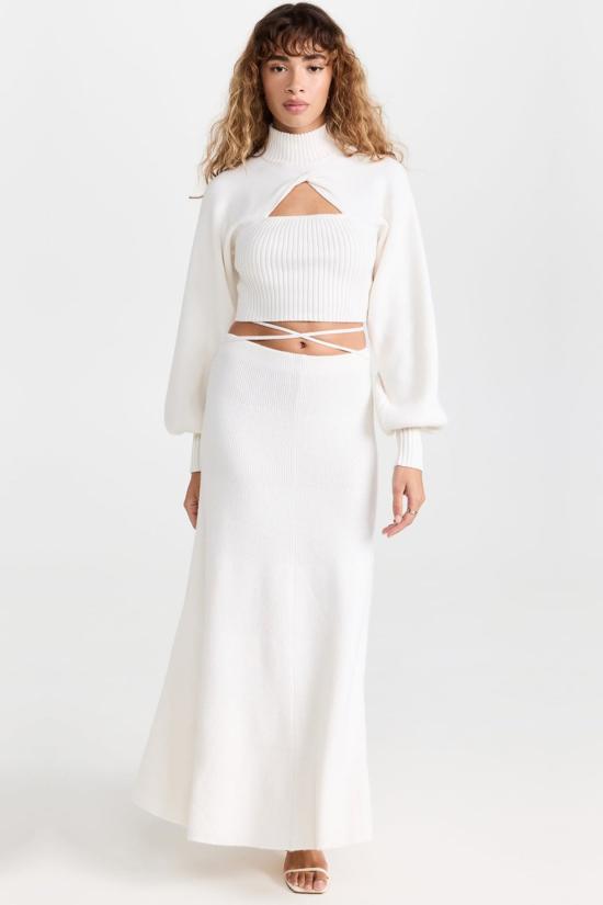  시그니피컨트 아더 미디 스커트 Significant Other Lia 스커트 크림 - SIGNIFICANT OTHER