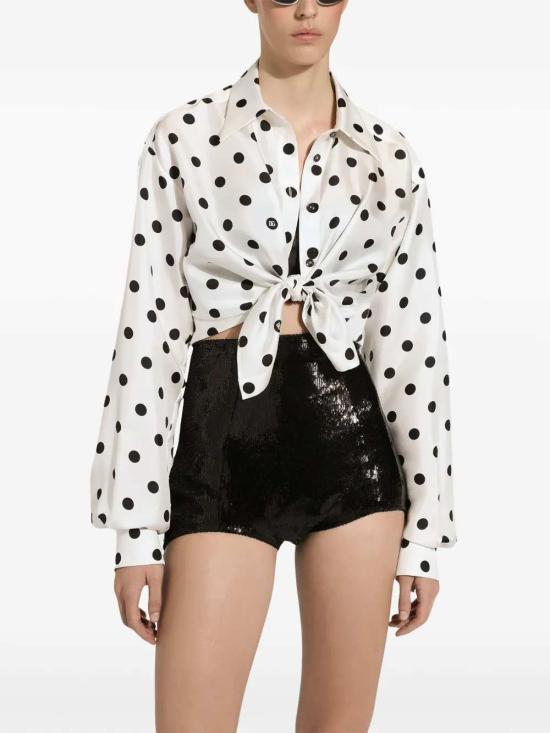 25FW 돌체앤가바나 숏팬츠 FTABOTFLSIM N0000 NERO - DOLCE & GABBANA