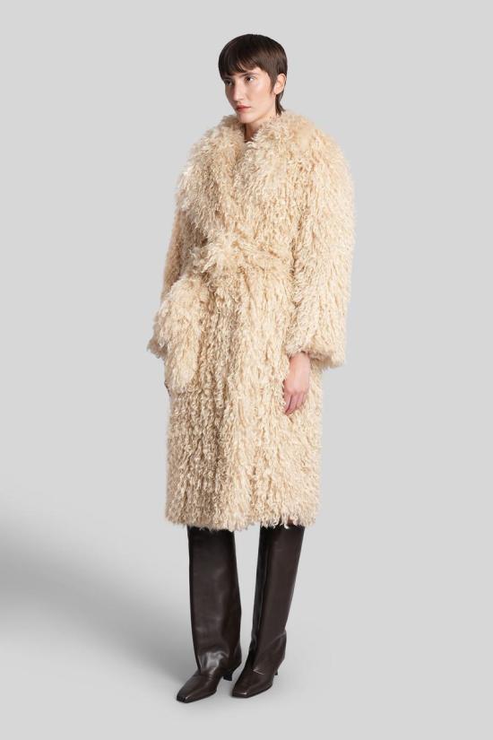 25FW 딸리아토레 무스탕 425694 F80010U25I085 Beige - TAGLIATORE