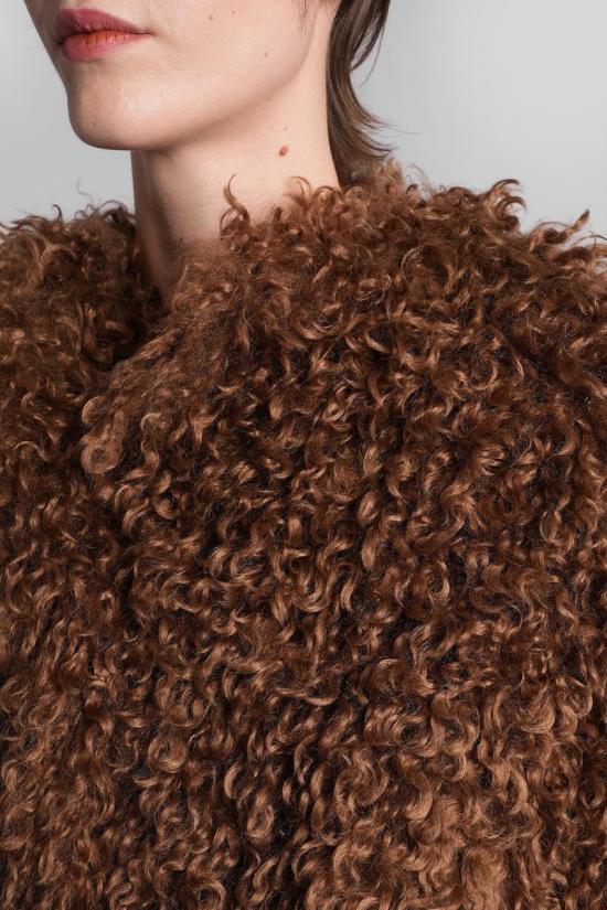 25FW 딸리아토레 무스탕 424978 F80010U25I085 BROWN - TAGLIATORE