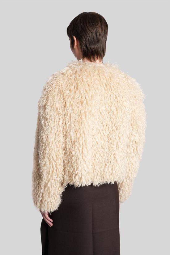 25FW 딸리아토레 무스탕 424977 F80010U25I085 Beige - TAGLIATORE