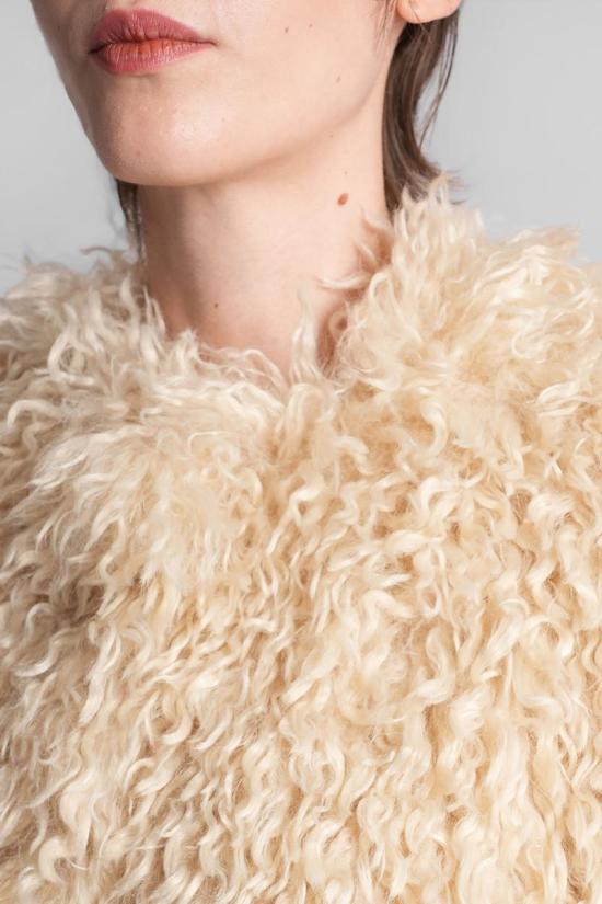 25FW 딸리아토레 무스탕 424977 F80010U25I085 Beige - TAGLIATORE