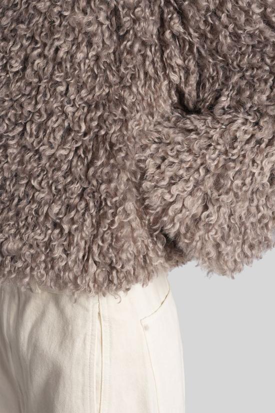 25FW 딸리아토레 무스탕 424976 F80010U25I085 Brown - TAGLIATORE