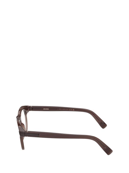 26FW 에르메네질도제냐 안경 EZ5325 048 SHINY DARK BROWN - ERMENEGILDO ZEGNA