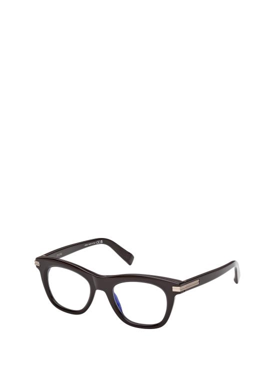 26FW 에르메네질도제냐 안경 EZ5326 B 048 SHINY DARK BROWN - ERMENEGILDO ZEGNA