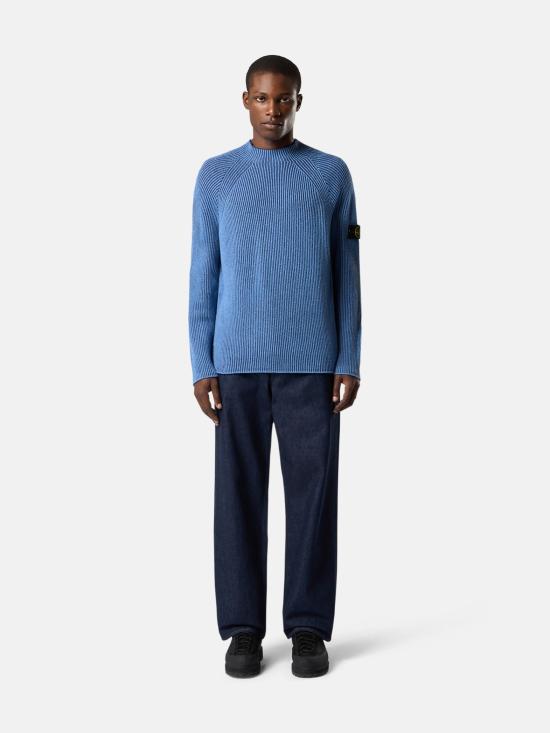 25FW 스톤 아일랜드 J100006 루즈핏 파이브 포켓 진 K2S15 J100006 S00J7 VJ201 Blue - STONE ISLAND