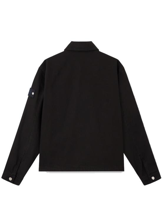 25FW 스톤 아일랜드 Q100027 포벳 버튼 코치 자켓 K2S15 Q100027 S00J5 V0029 Black - STONE ISLAND