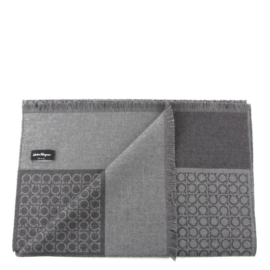 26SS 살바토레 페라가모 머플러/스카프 527047 671684003 GREY CHECKED MEDIUM - SALVATORE FERRAGAMO