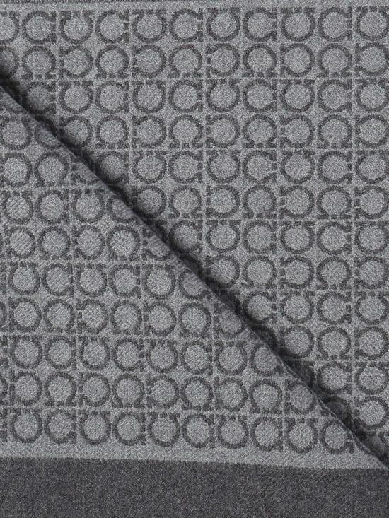 26SS 살바토레 페라가모 머플러/스카프 527047 671684003 GREY CHECKED MEDIUM - SALVATORE FERRAGAMO