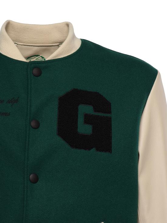 26SS 줄리아노 갈리아노 봄버 자켓 VARSITY NAPPAVERDE Green - GIULIANO GALIANO