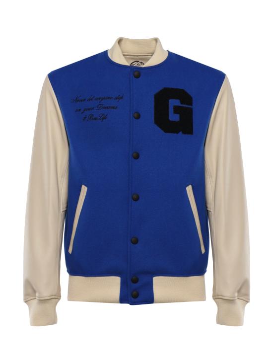 26SS 줄리아노 갈리아노 봄버 자켓 VARSITY NAPPABLU Blue