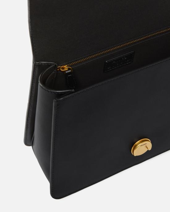 26SS 핑코 토트백 100066A0F1 Z99Q Nero antique gold - PINKO