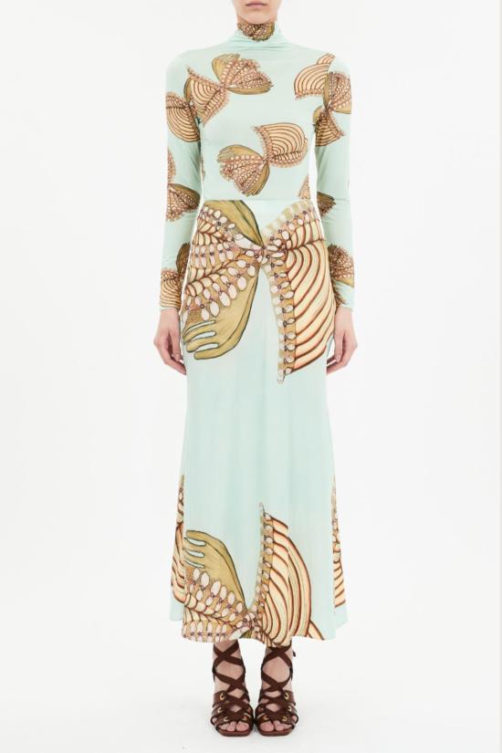  울라 존슨 터틀넥 아우렐리아  탑 워터 블라썸 - ULLA JOHNSON