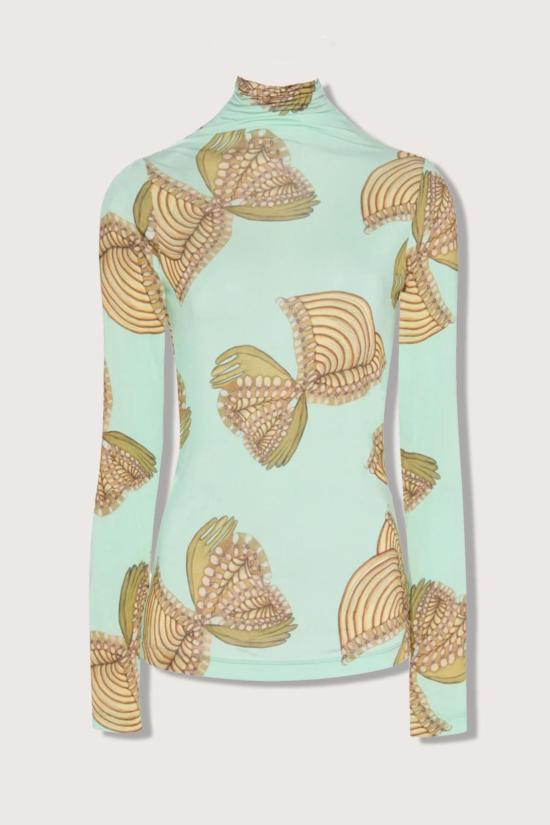  울라 존슨 터틀넥 아우렐리아  탑 워터 블라썸