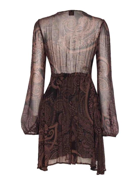  핑코 미디 스커트 106744A389ZL1 Brown - PINKO