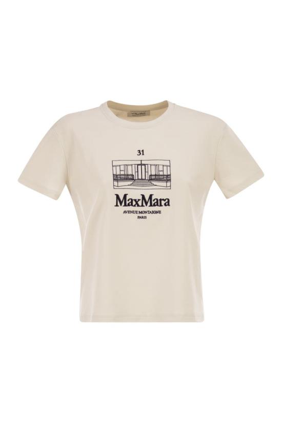 26SS 에스막스마라 반팔 티셔츠 2619971021600 001 SAND