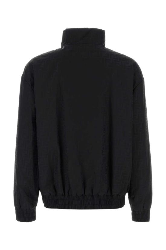 25FW 펜디 FF 자카드 지퍼 보머 재킷 FAA951ATN9 F0GME BLACK - FENDI