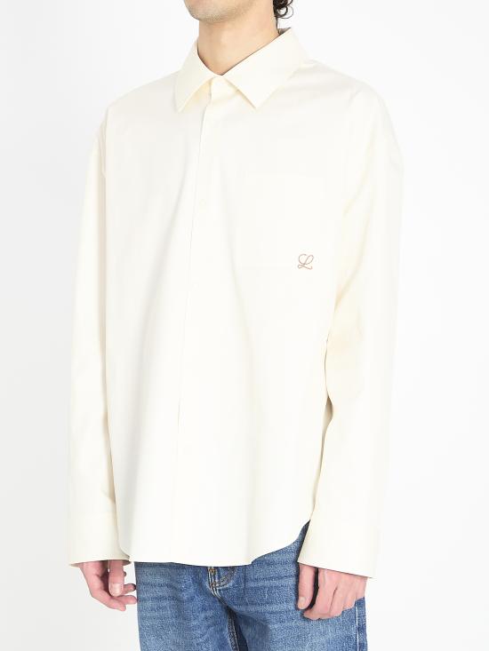 26SS 로에베 긴팔 셔츠 H526Y05XAN 2370 BEIGE - LOEWE