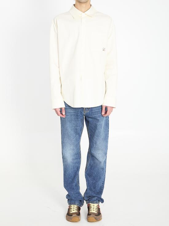 26SS 로에베 긴팔 셔츠 H526Y05XAN 2370 BEIGE - LOEWE