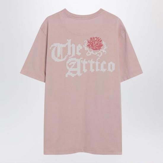26SS 디 아티코 반팔 티셔츠 260WCT0035JJJ025PC 093 PINK - THE ATTICO