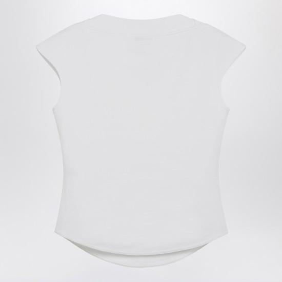 26SS 알라이아 반팔 티셔츠 AA9I0021J095CCO 000 WHITE - ALAIA