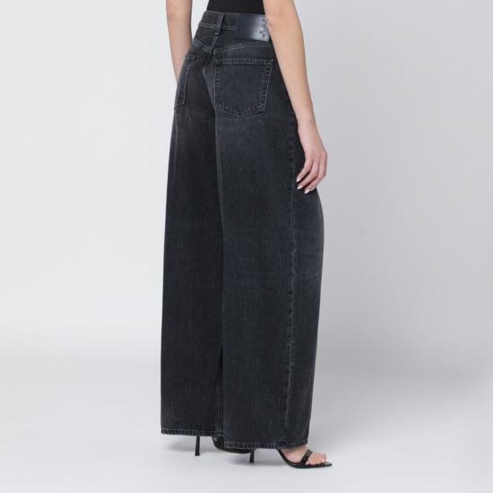 26SS 하이쿠레 스트레이트 팬츠 HEW03296DF174CO L902 BLACK - HAIKURE