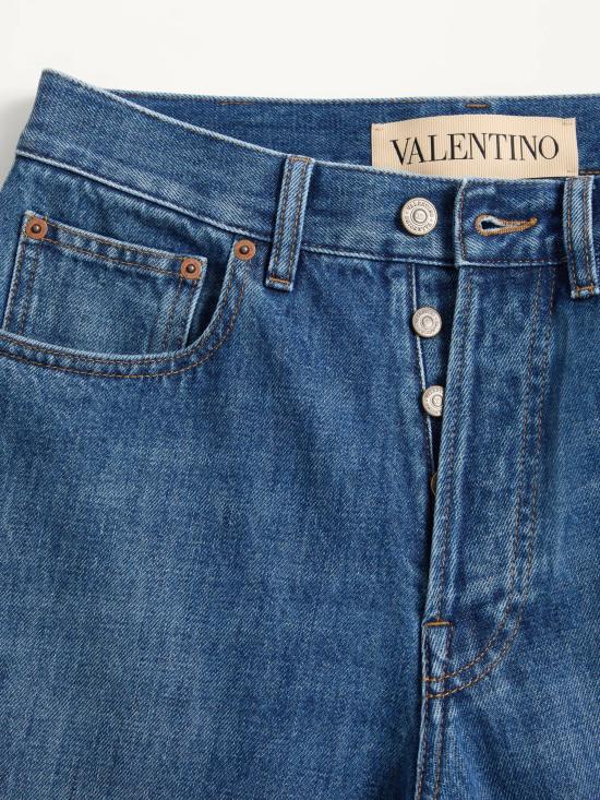 26SS 발렌티노 가라바니 스트레이트 팬츠 8V3DE05EB6M 558 BLUE - VALENTINO GARAVANI