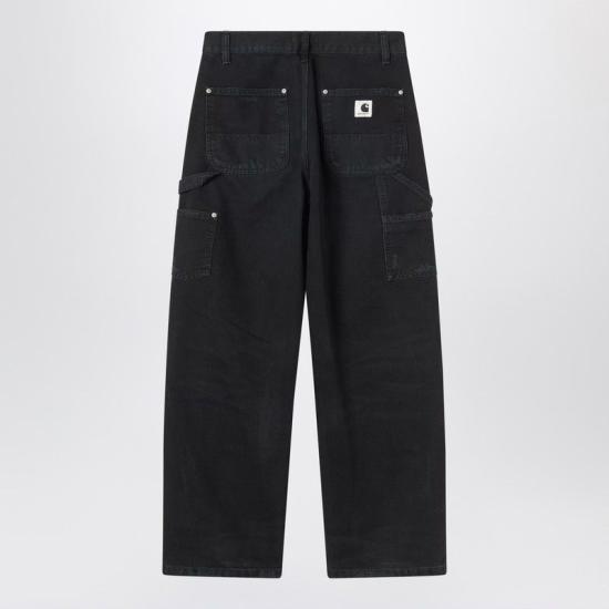 26SS 칼하트 WIP 브랜돈 더블 니 팬츠 I036352CO 89B7 BLACK - CARHARTT WIP