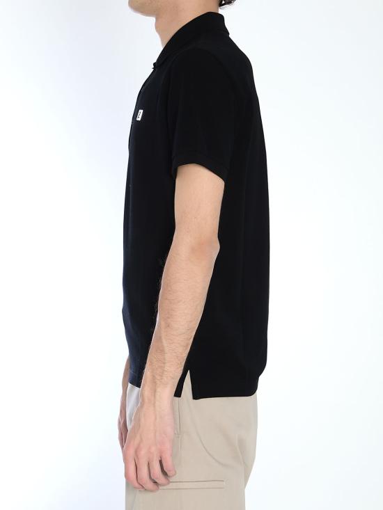 26SS 펜디 FF 메탈 피케 폴로 티셔츠 FY0985AUA5 F0QA1 BLACK - FENDI