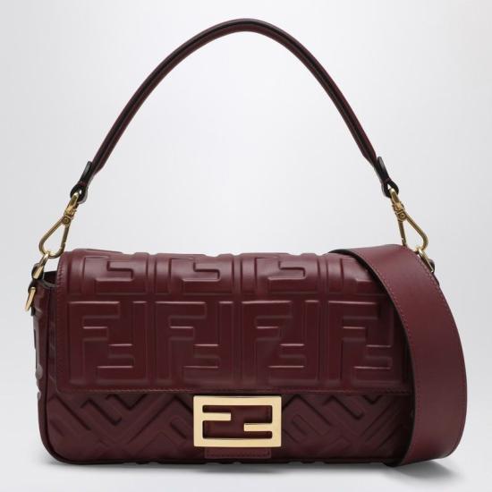 26SS 펜디 바게트백 8BR600AT57 F1CGF BURGUNDY