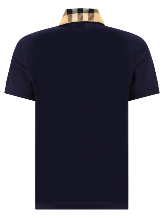 26SS 버버리 코튼 폴로 셔츠 8072661 BLUE - BURBERRY