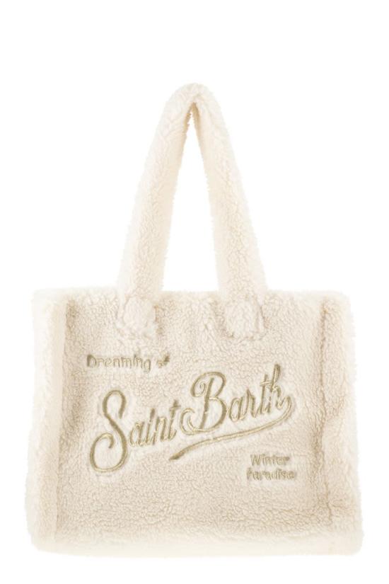 25FW 세인트바쓰 토트백 COL0032 01346I WHITE