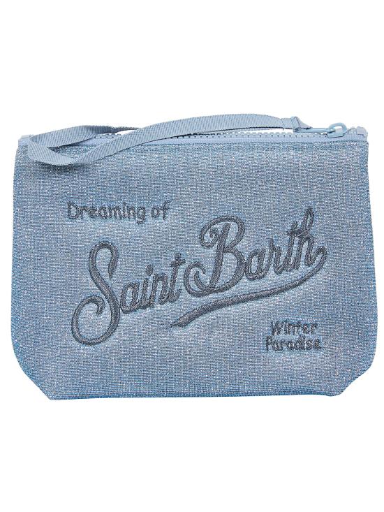 25FW 세인트바쓰 가죽소품 ALI002600299I EMBROIDERED BLUE - MC2 SAINT BARTH