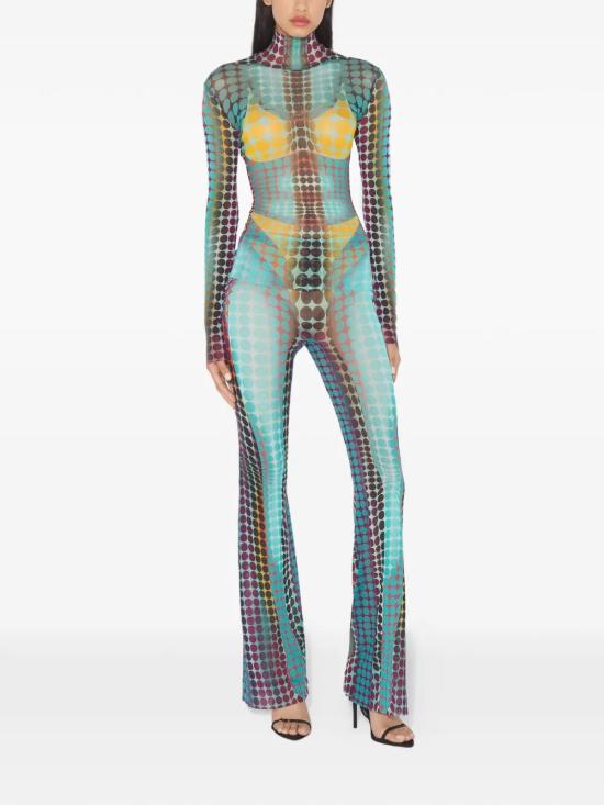 26SS 장 폴 고티에 스트레이트 팬츠 2601WTR066M018P 502710 BLUE - JEAN PAUL GAULTIER