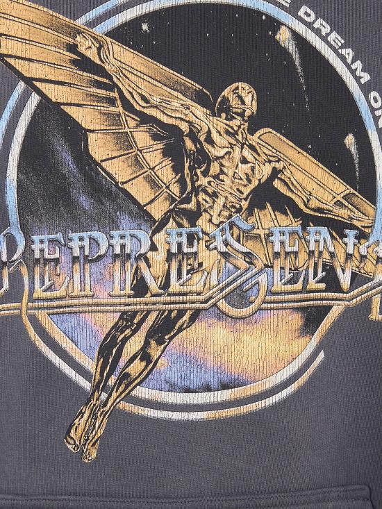 26SS 리프레젠트 후드 티셔츠 MLM100822 SUN GREY - REPRESENT