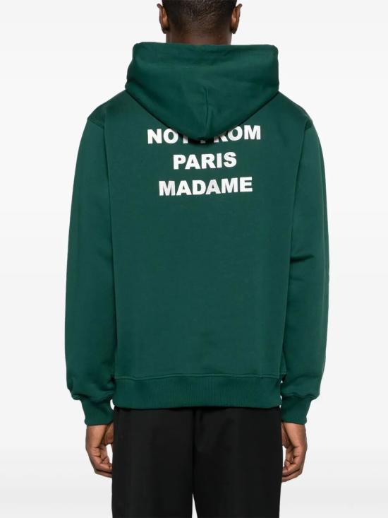 26SS 드롤드무슈 후드 티셔츠 PERMHO162CO127098 DARK GREEN - DROLE DE MONSIEUR