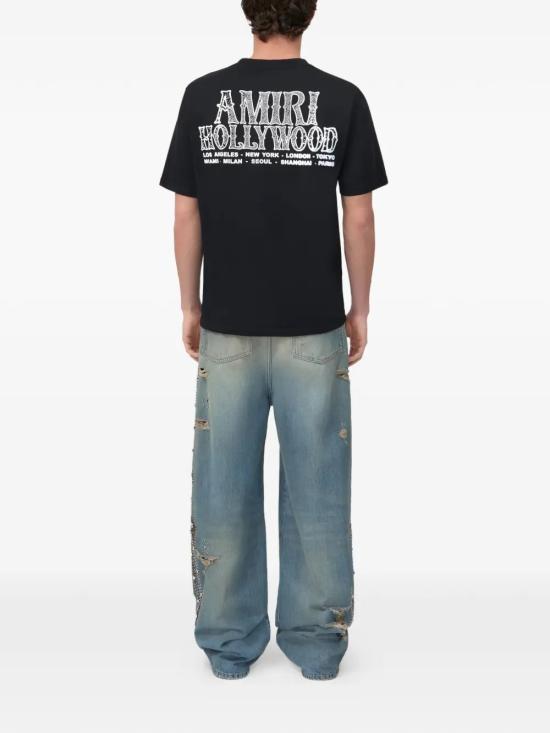 26SS 아미리 반팔 티셔츠 AMTOJR1035 001 BLACK - AMIRI