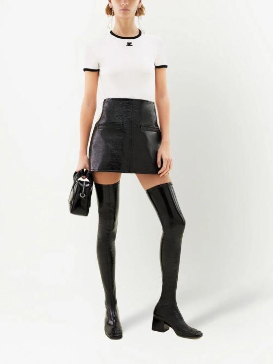 26SS 쿠레쥬 반팔 티셔츠 VESJTS017JS0070098 WHITE - COURREGES