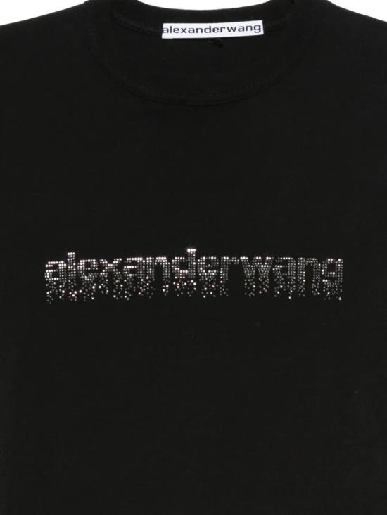 26SS 알렉산더 왕 반팔 티셔츠 1CC1261209 001 BLACK - ALEXANDER WANG