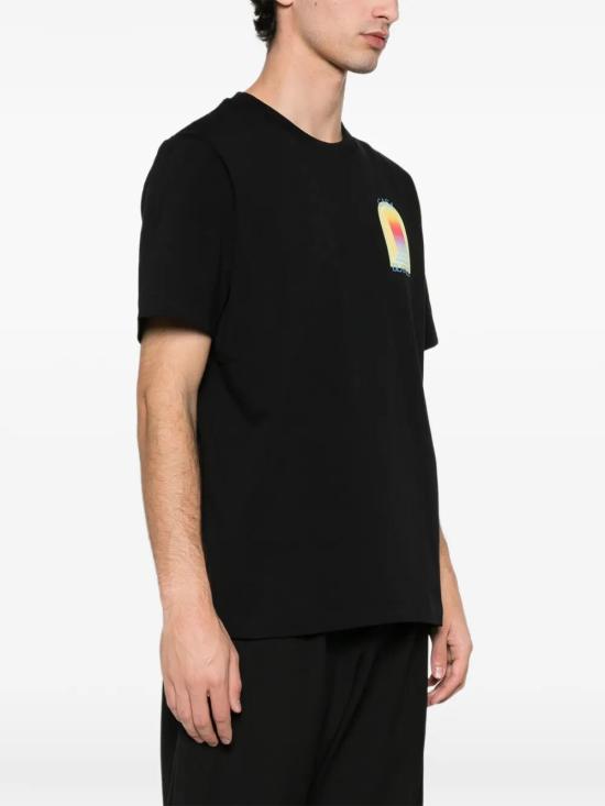 26SS 카사블랑카 반팔 티셔츠 MSP26JTS00114 BLACK - CASABLANCA